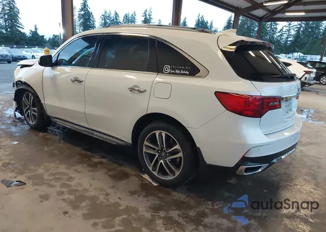 2017 Acura Mdx Advance z USA, uszkodzony, nr VIN 5FRYD4H9XHB037246